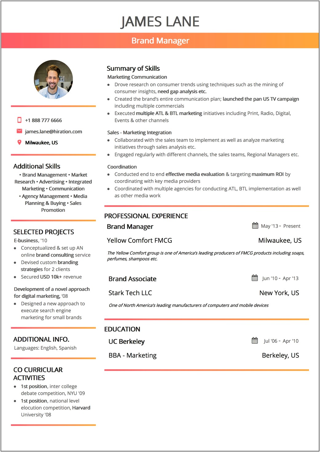 Harvard Buisness Best Resume For Jobs