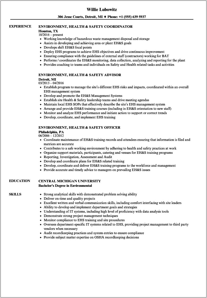 health-and-safety-officer-resume-examples-resume-resume-designs