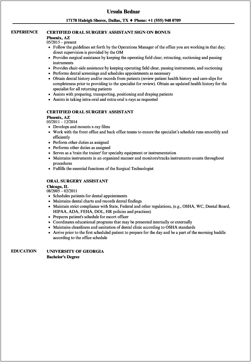 High School Diploma On Resume General Education