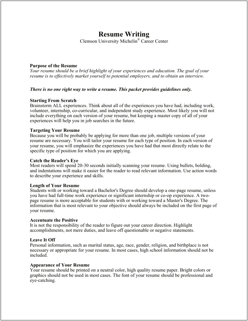 High School Leave On Resume Or Take Off