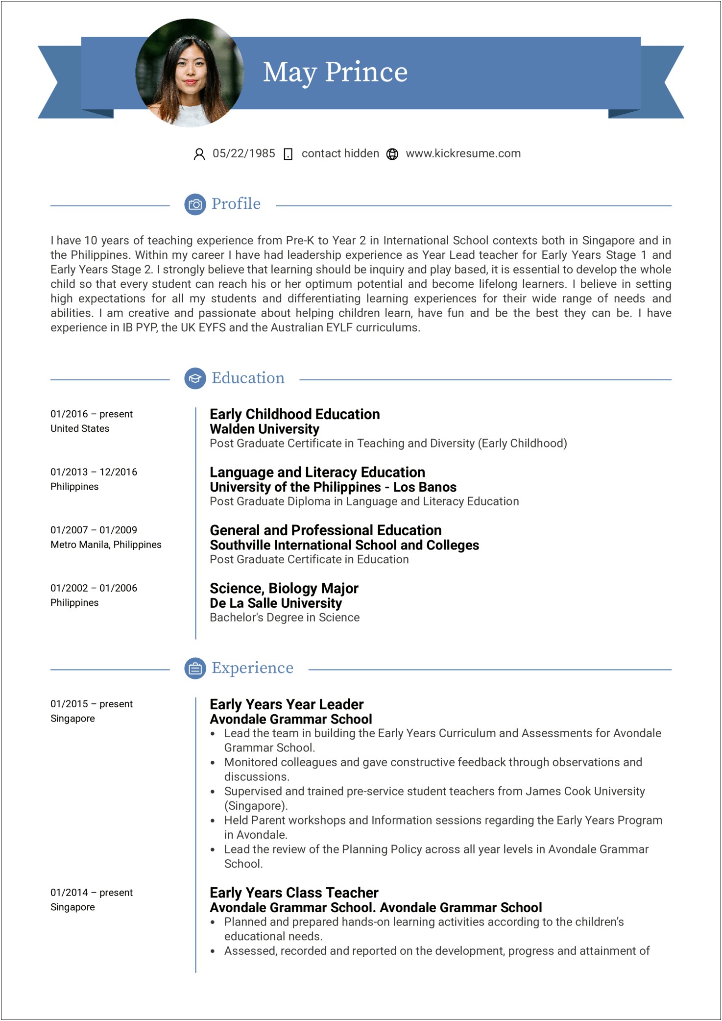 Resume Sample For High School Graduate Philippines Resume Resume