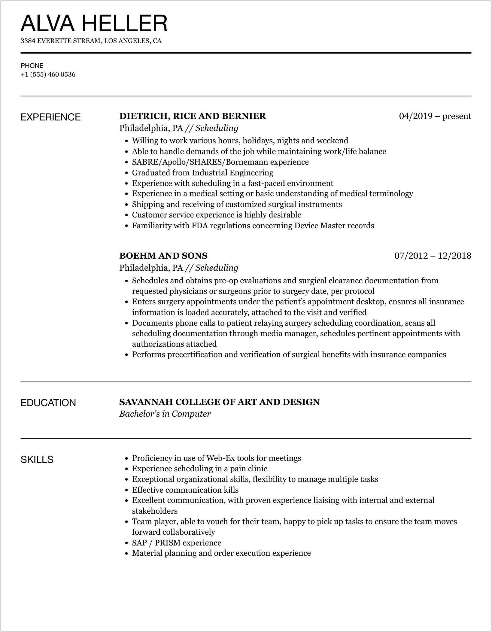 Home Depot Overnight Recover Resume Example