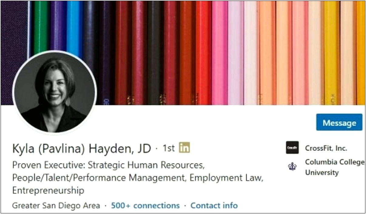 Hr Supervisor Resume Linkedin Headline Examples