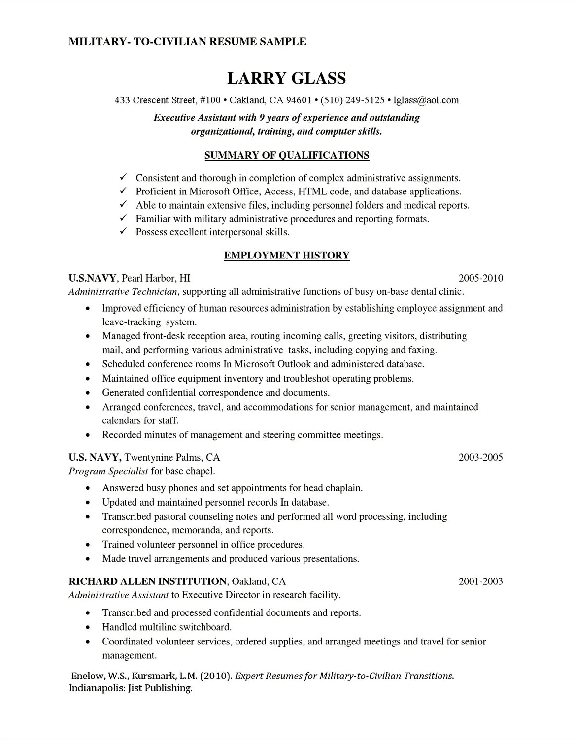 Humanitarian Assistance Advisor To Military Resume Sample