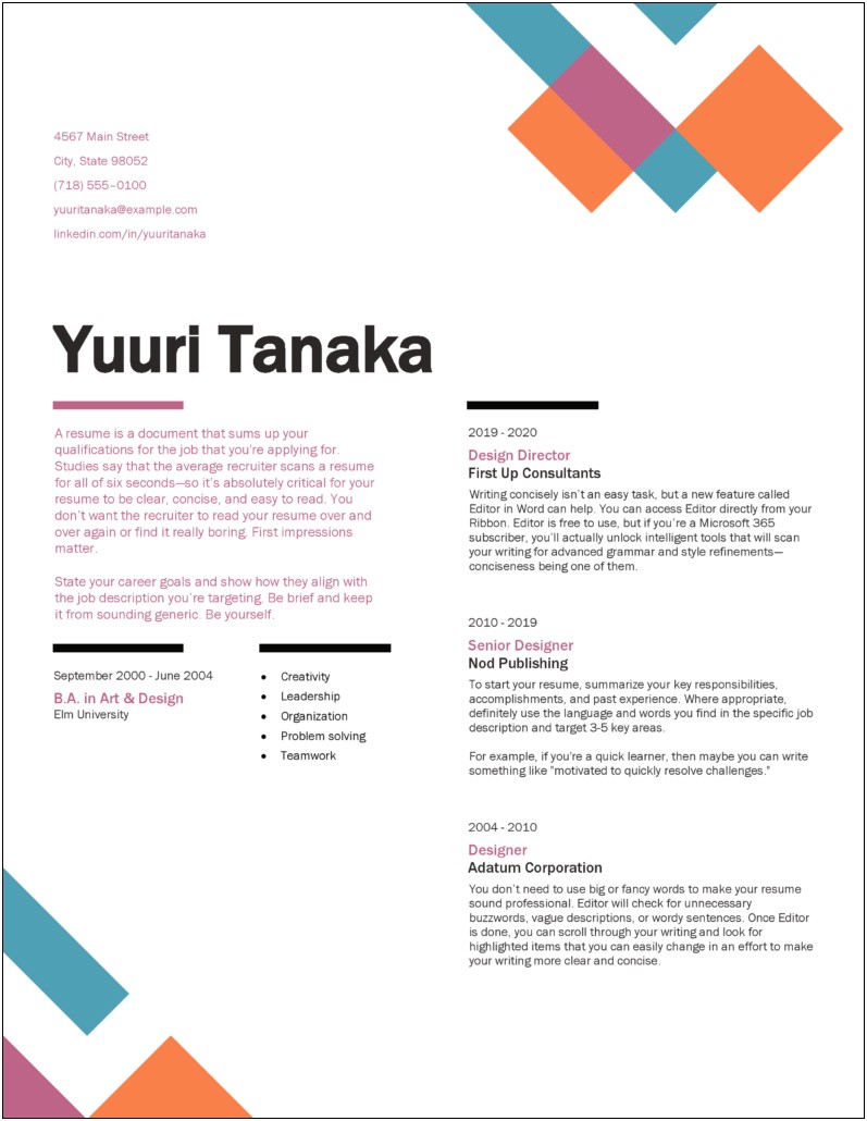 I Want To Make A Resume For Free