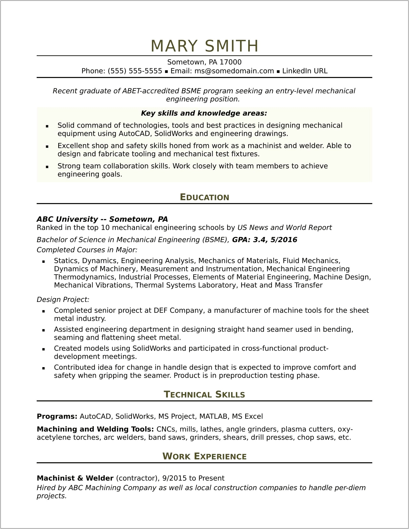 Important Technical Skills For Resume Business