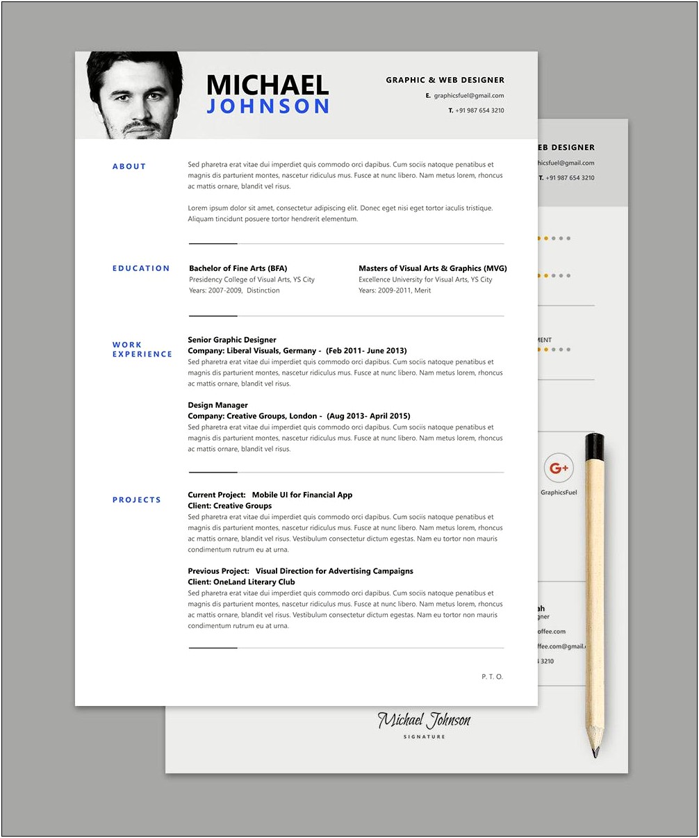 Indesign Master Collection Cs6 Resume Template