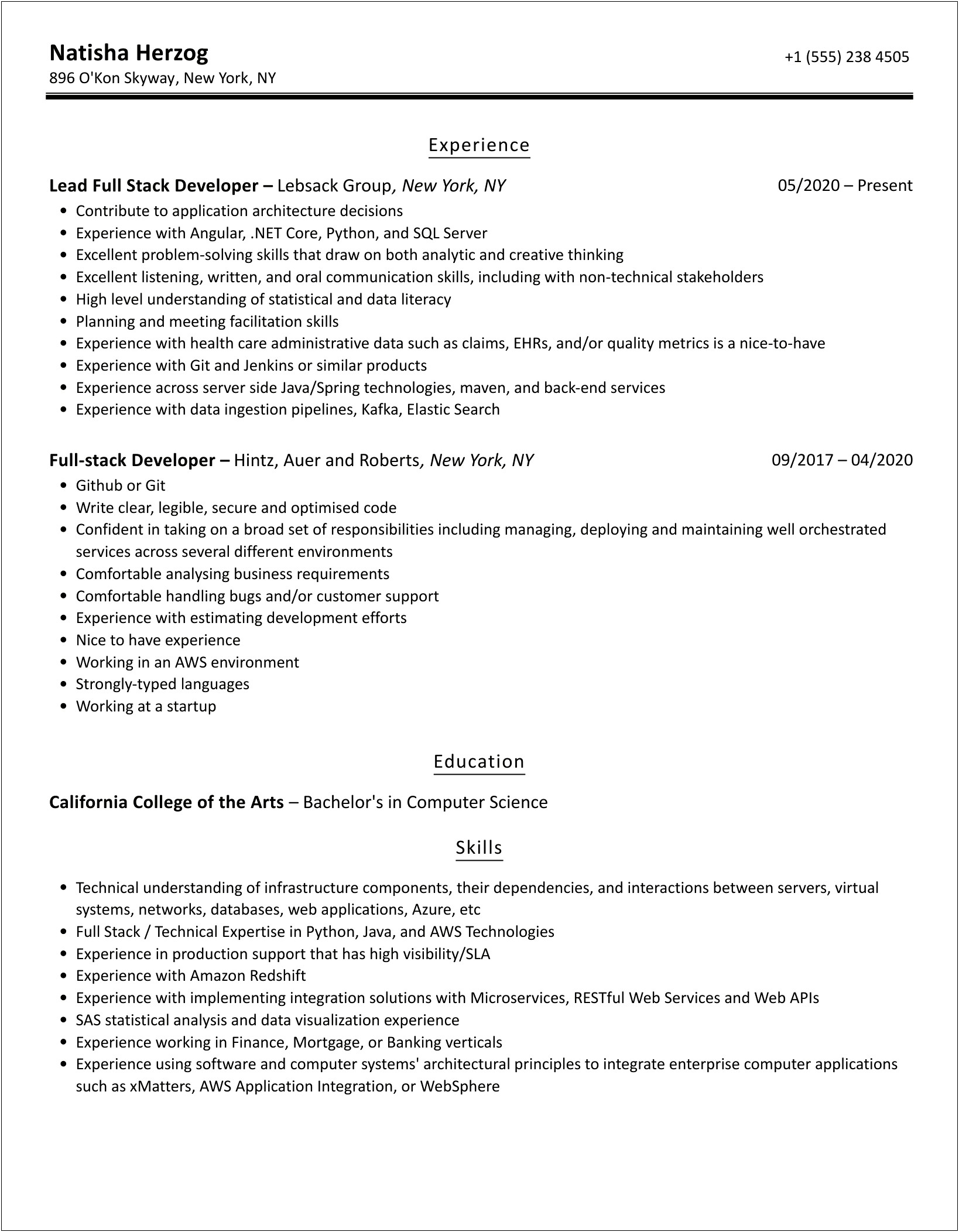 Intitle Resume Or Cv Reactjsflorida Job Jobs