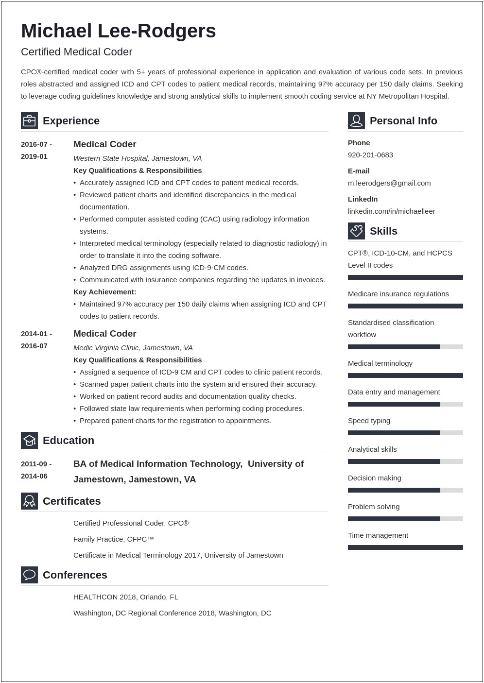 Is Accuracy A Skill For Resume