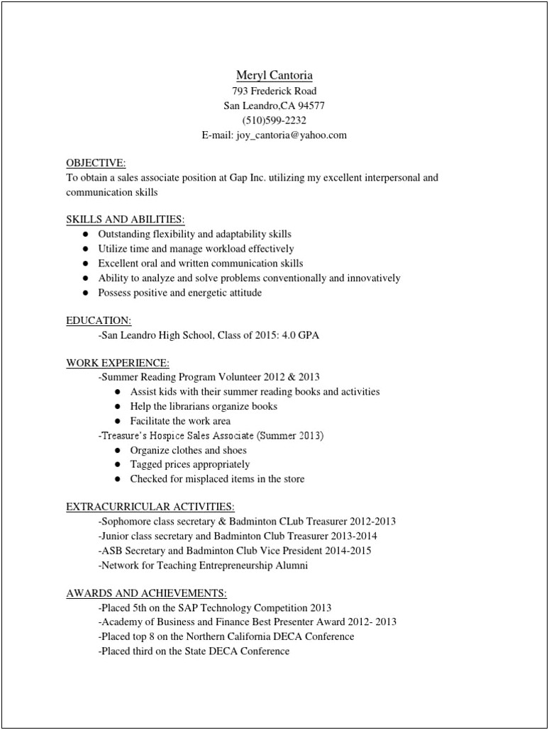 Is Being Club Treasurer Good On Resume