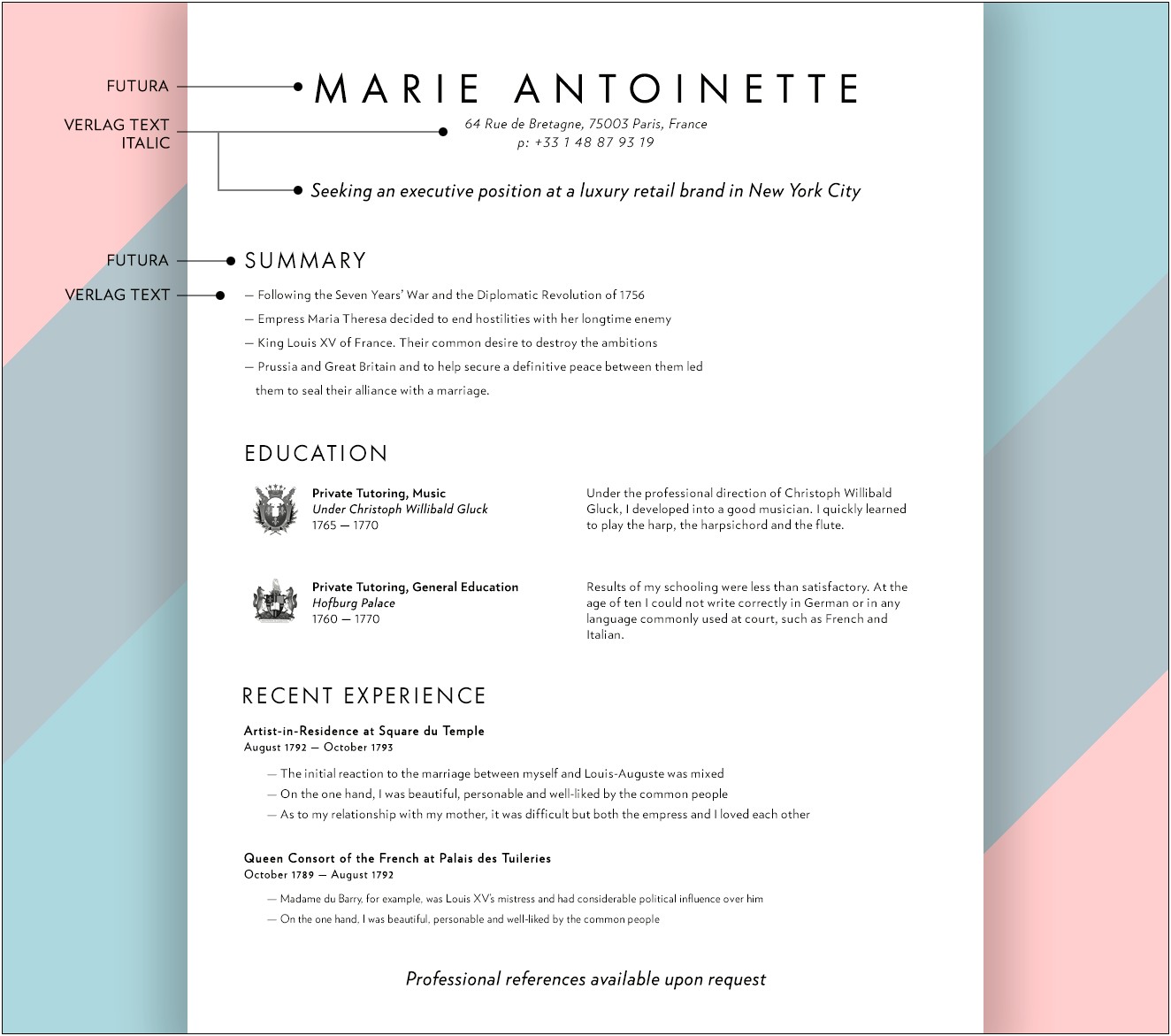 Is Georgia A Good Font For Resume