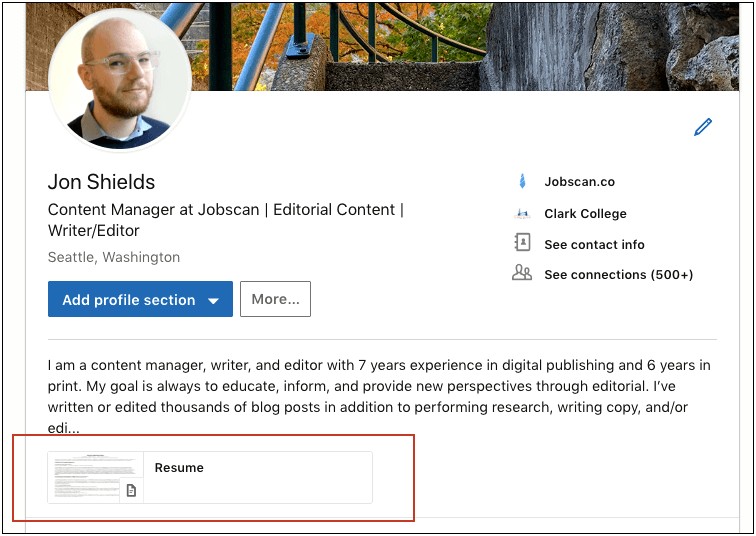 Is It Good To Link Resume To Linkeind