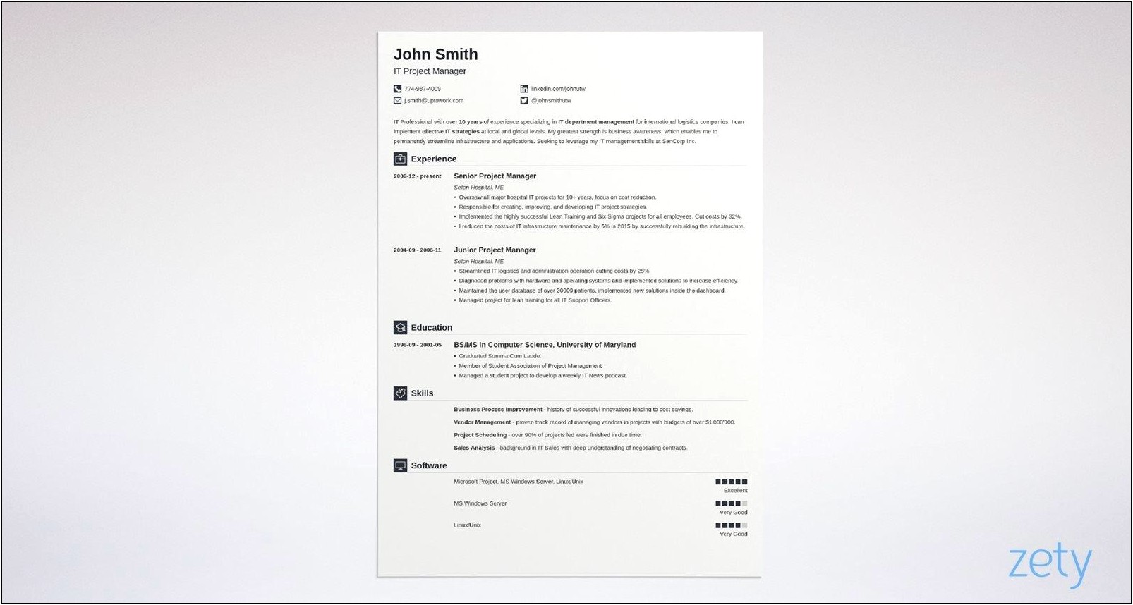 Is White Space Good Or Bad On Resume