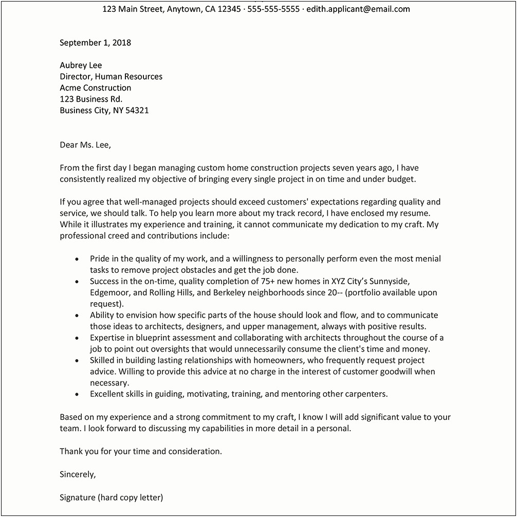 It Project Manager Cover Letter For Resume