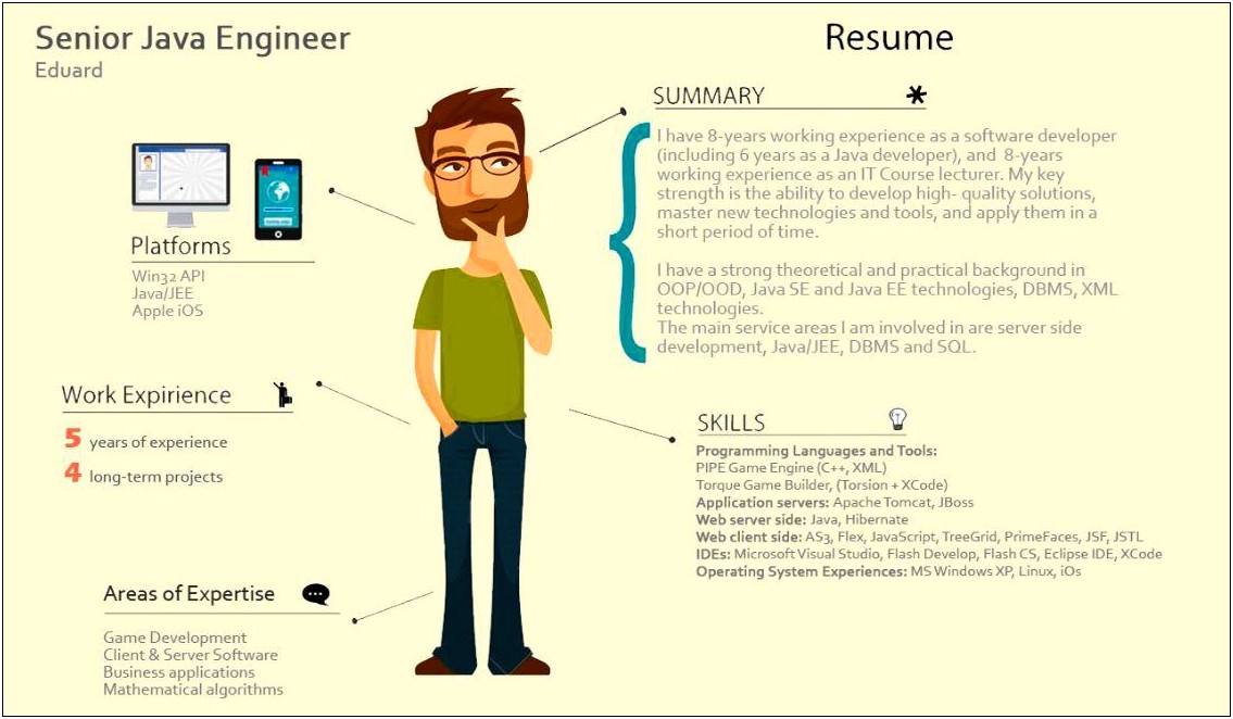 Java Developer With Flex Experience Resume