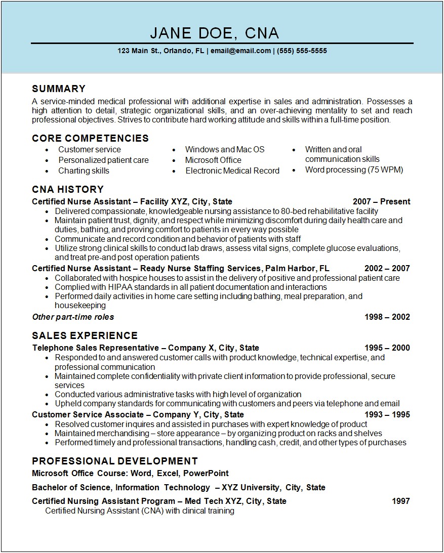 Key Skills And Competencies For Customer Service Resume