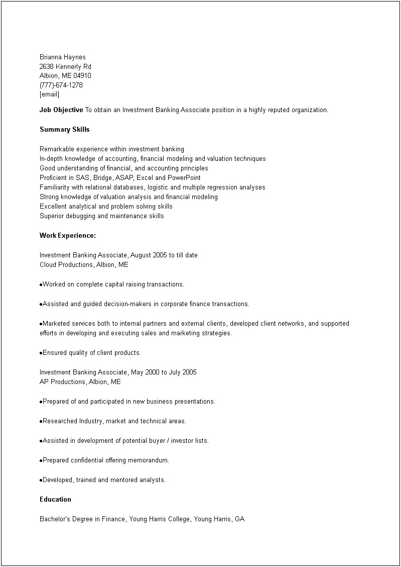 Key Words In Resume In Regression Analysis