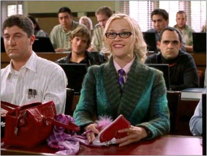 Law School Application Resume From Elle Woods