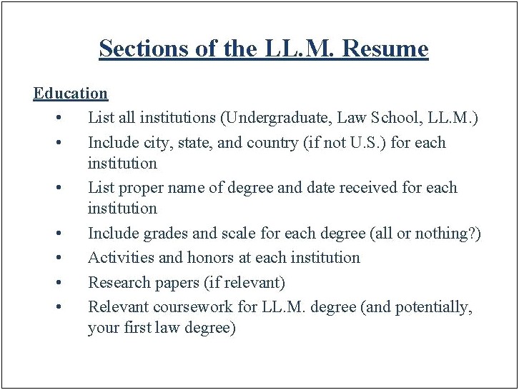 Law School Honors Grades On Resume