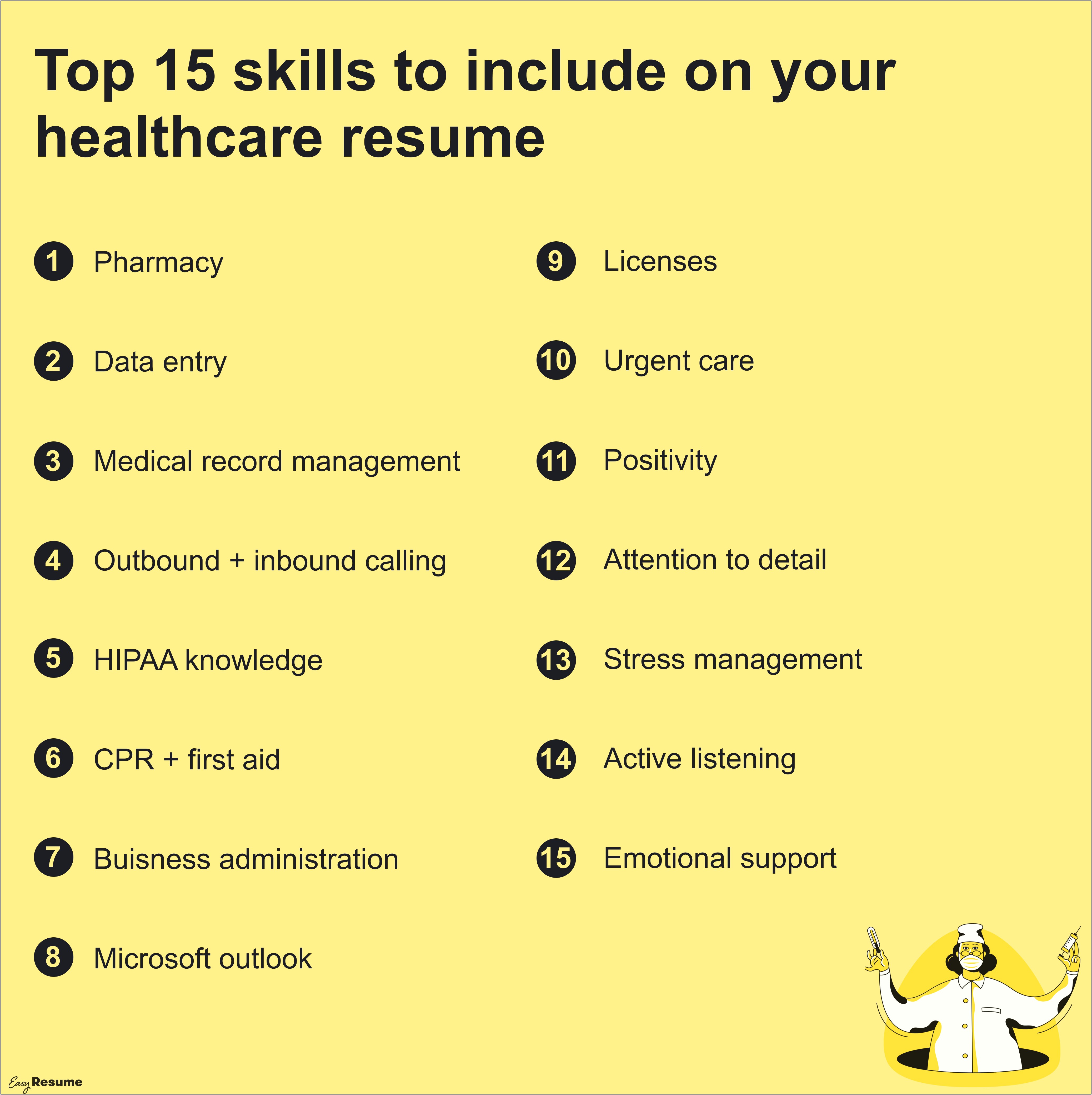 List Of Insurance Skills For Resume