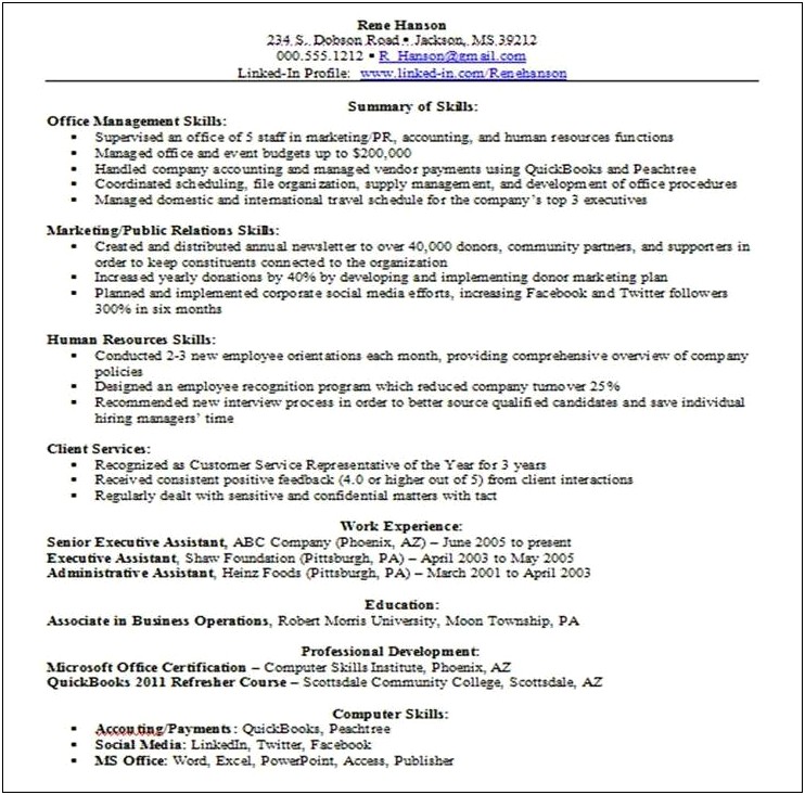 Listing Athleticism In Skill Section Of Resume