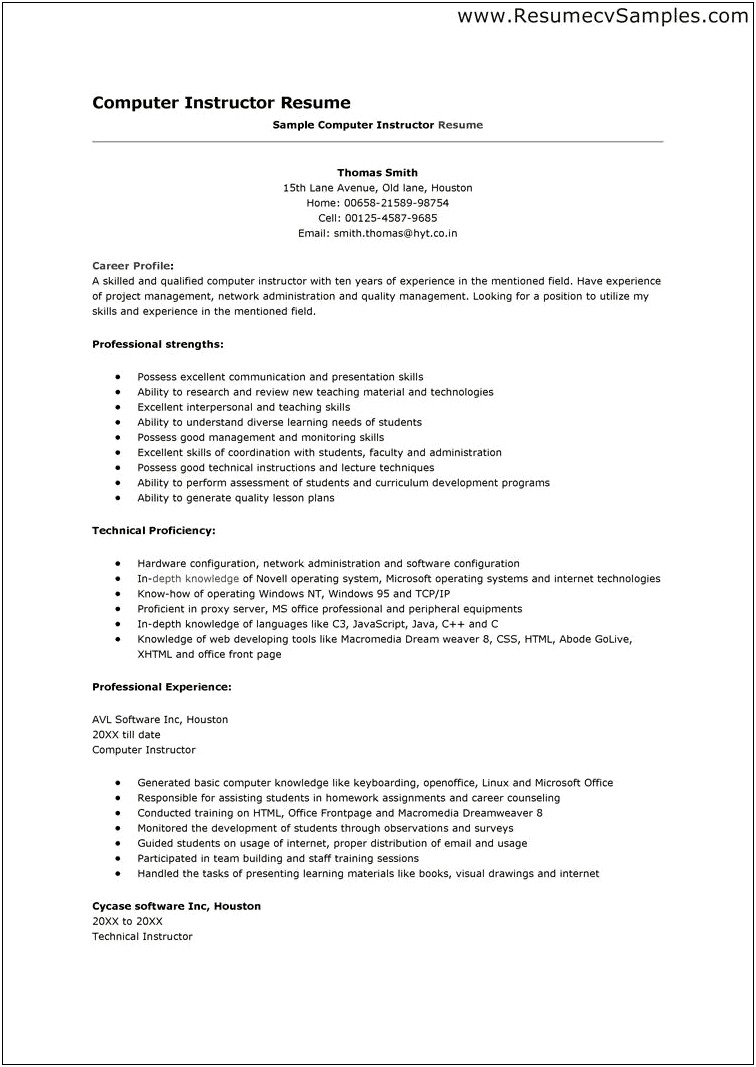 Listing Skills And Abilities On Resume Examples