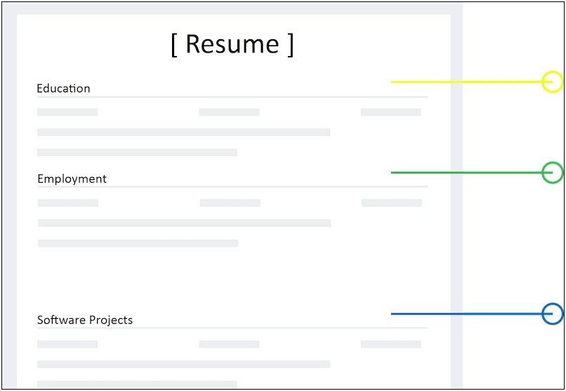 Make A Long Line In Word Resume