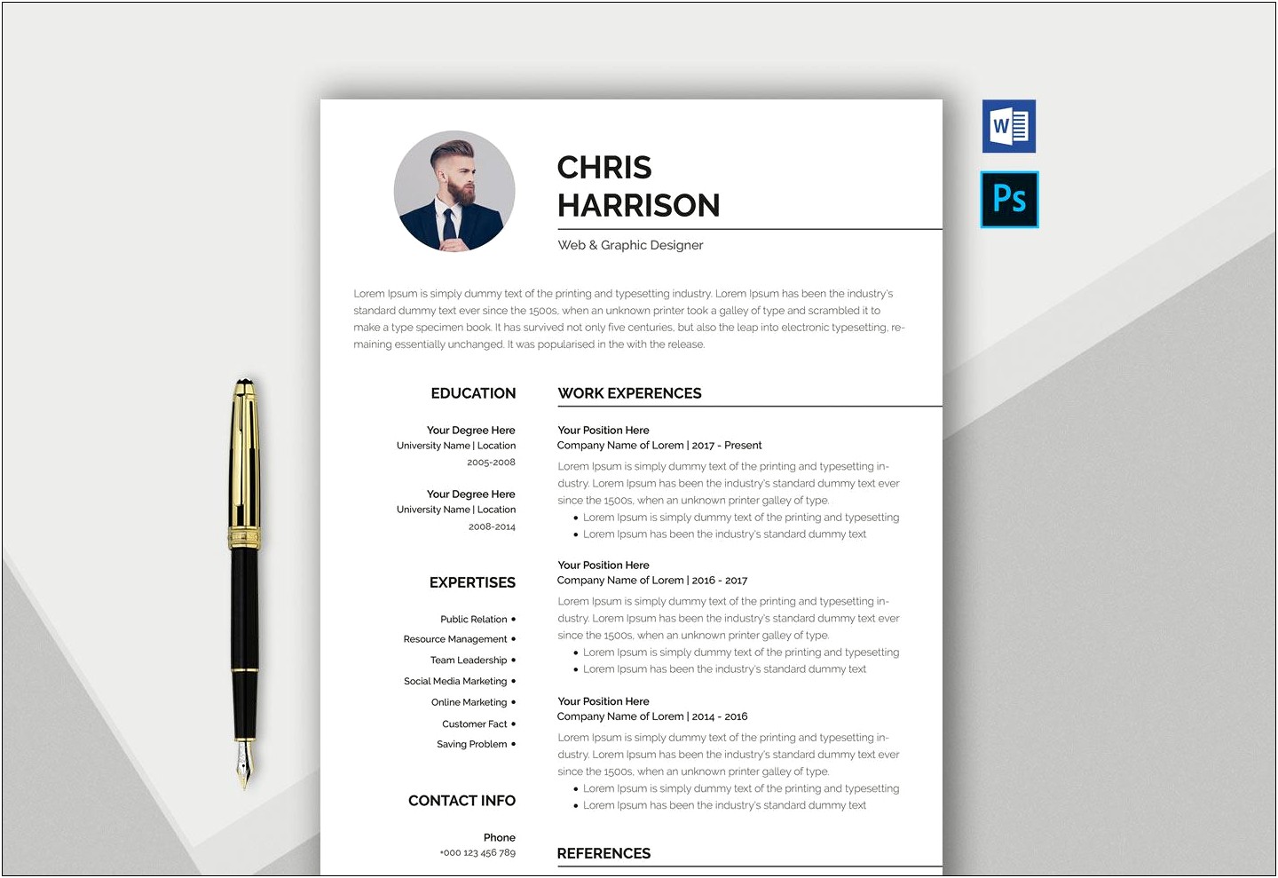 Make A Resume For Free In Word