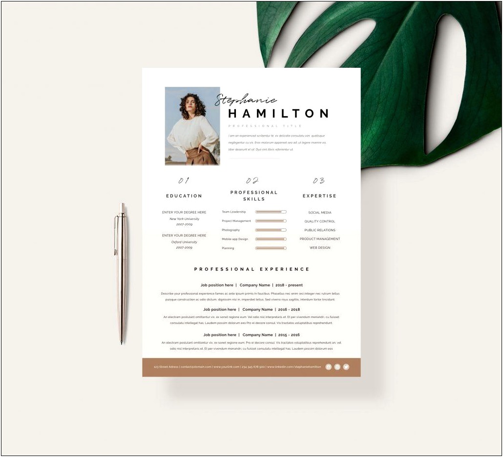 Make A Resume Template In Word