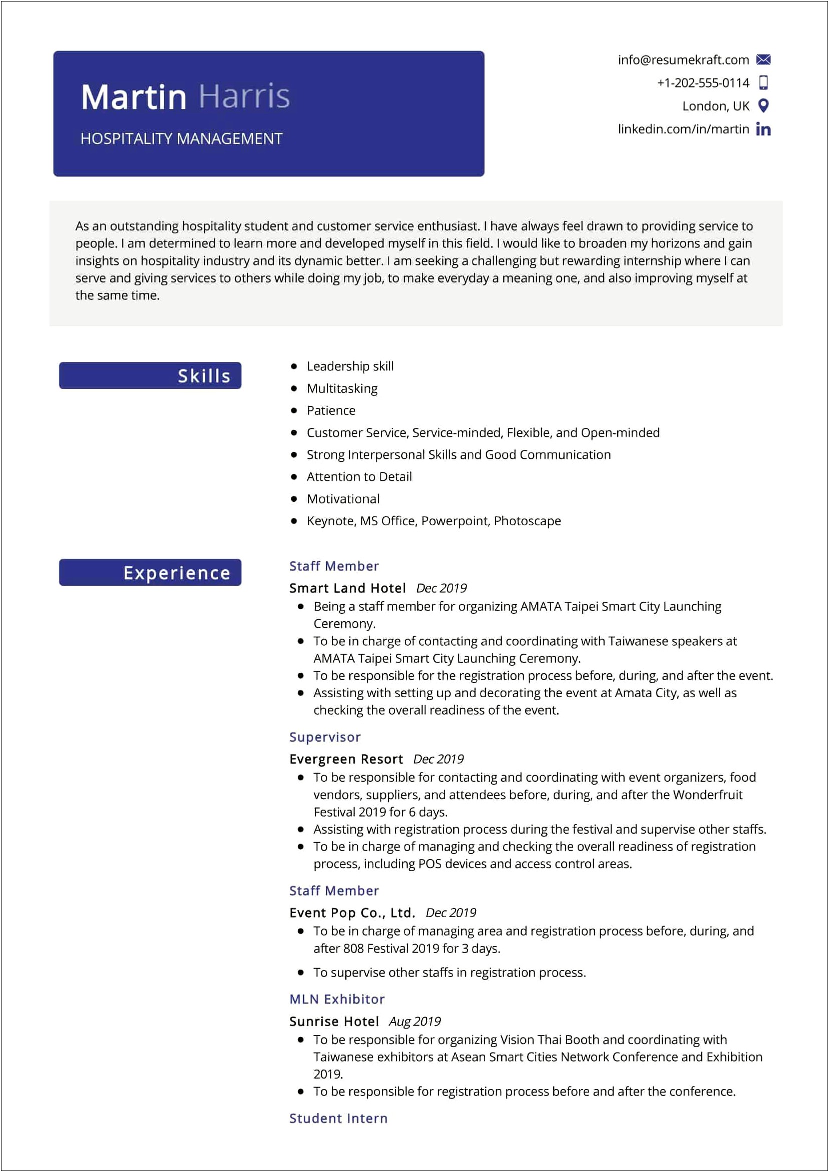 Managing People Skills Examples For Resume