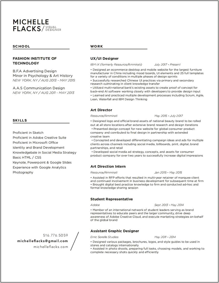 Mid Level Experience Resume Sample With Gui