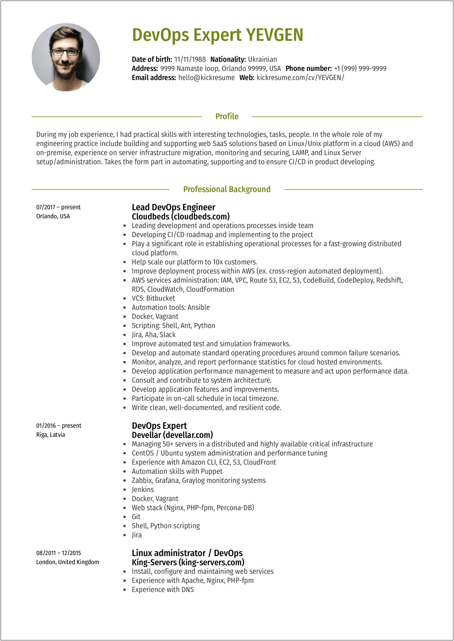 Migration Of To Modern Language Resume Sample