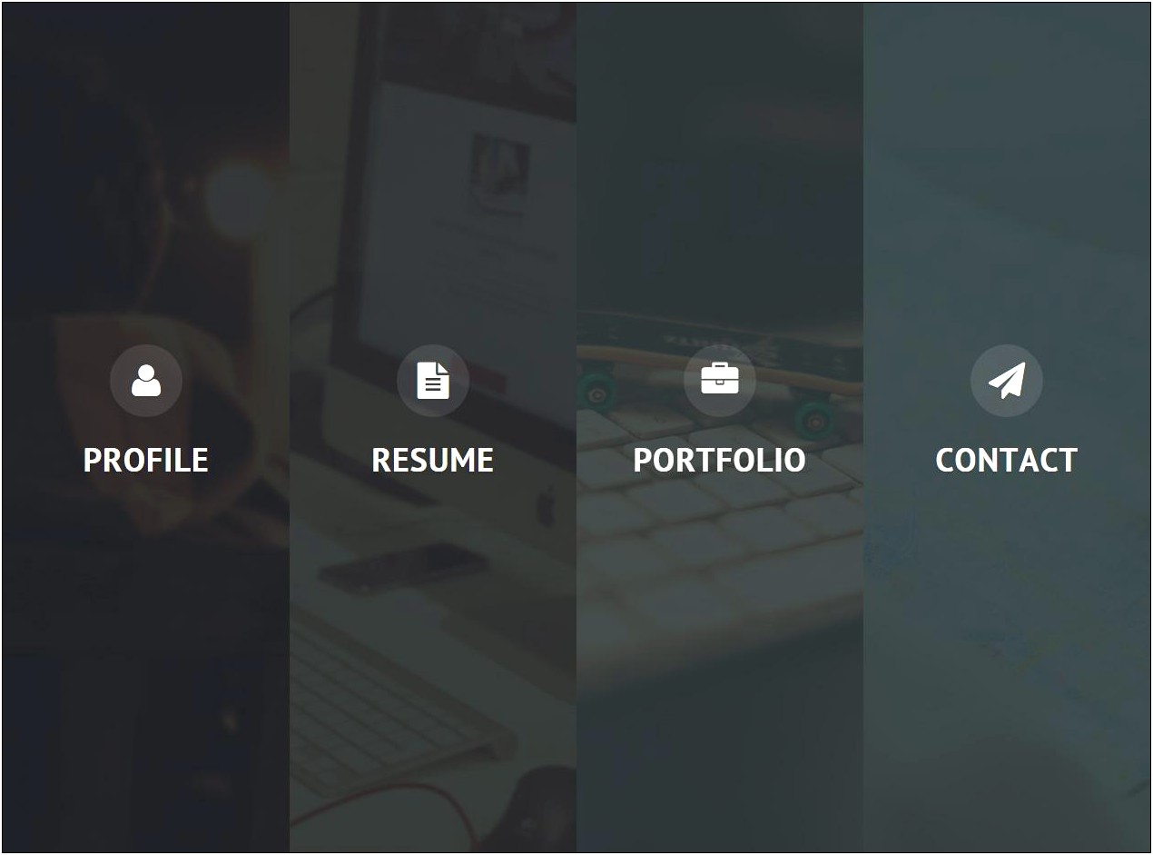 Mr.resume One Page Resume Personal Html5 Template