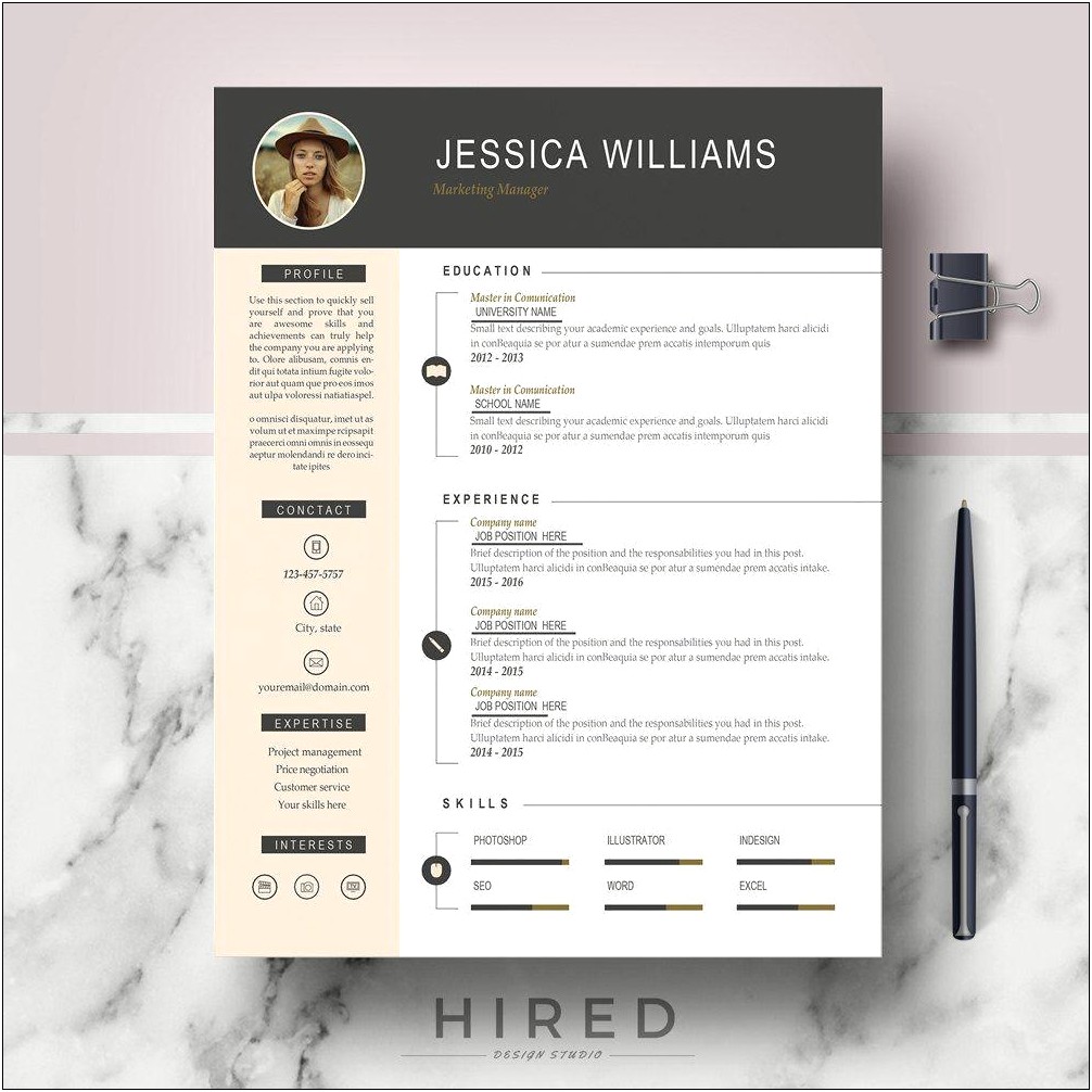 New Resume Format 2014 Free Download