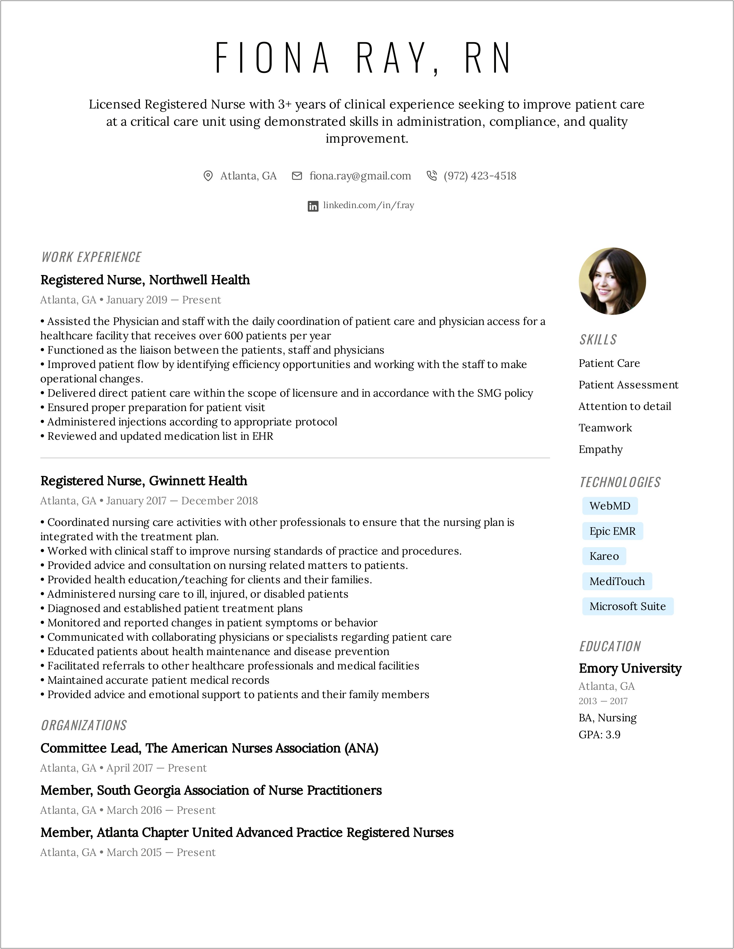 Nurse Practitioner Urgent Care Resume Description