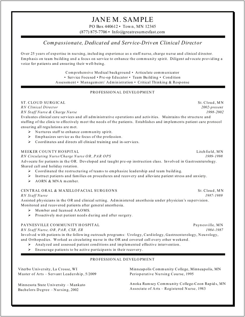 Nurse Resume Cover Letter Networking Workbloom