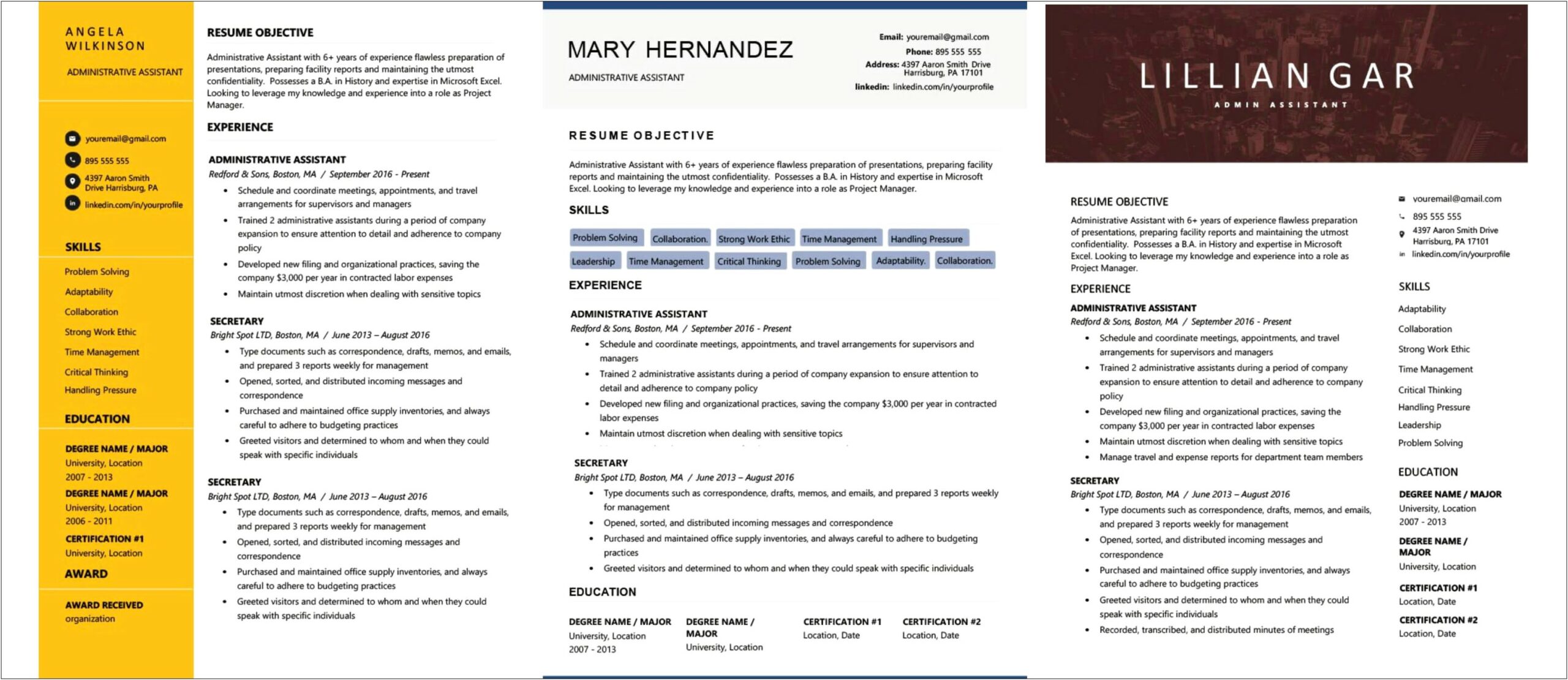 Objective Examples On A Scientist Resume