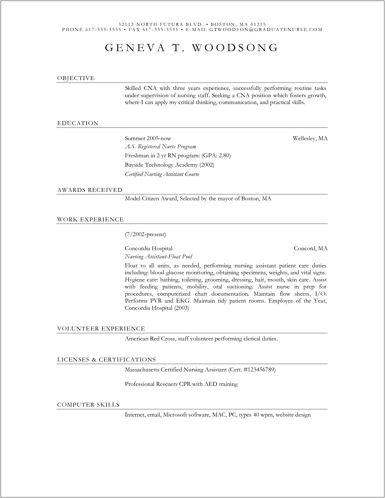 Objective For Entry Level Lpn Resume