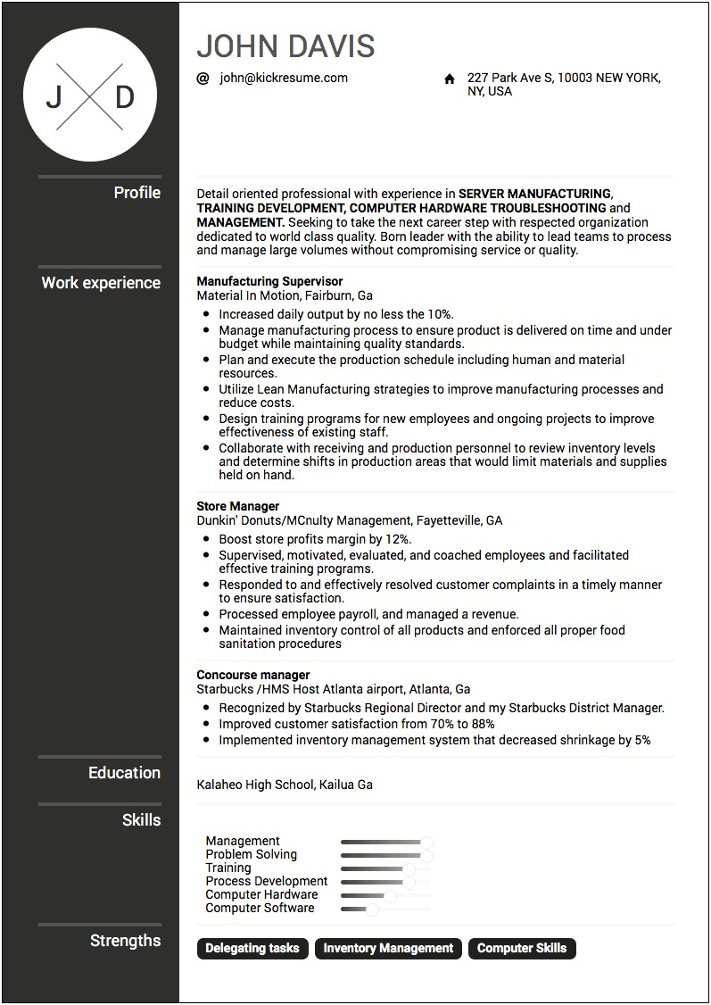 Objective For Resume For First Job