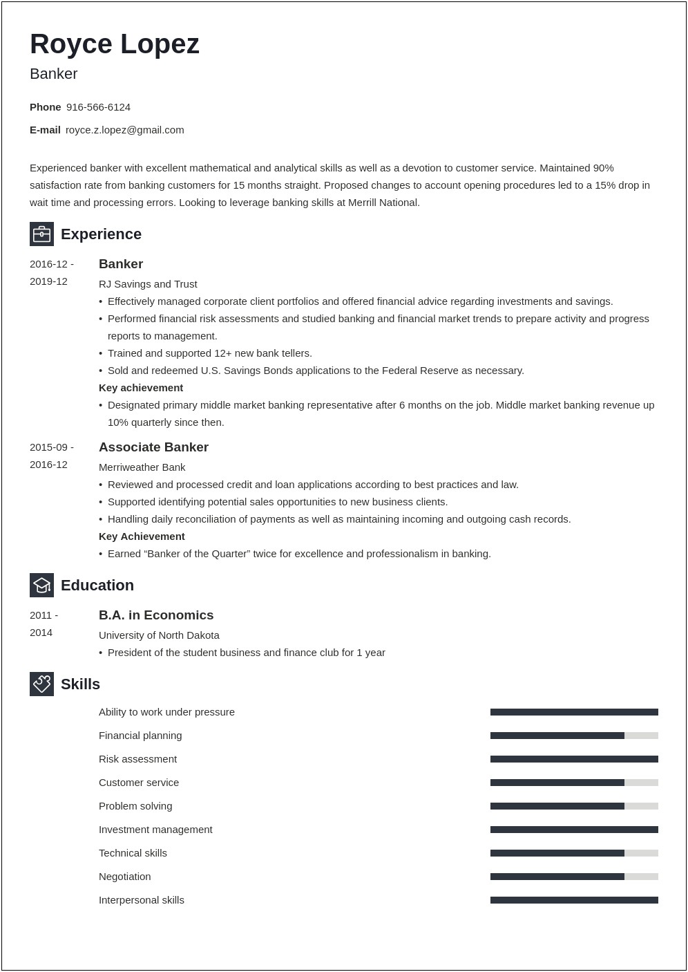 Objective For Resume For Open Position