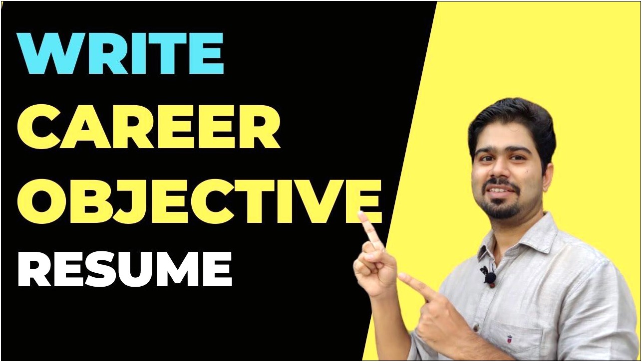 Objective In Resume For Finance Freshers