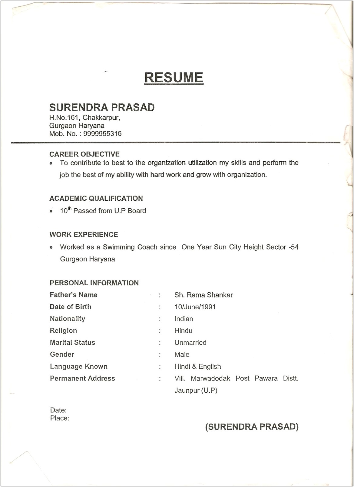 Objective In Resume For Office Work