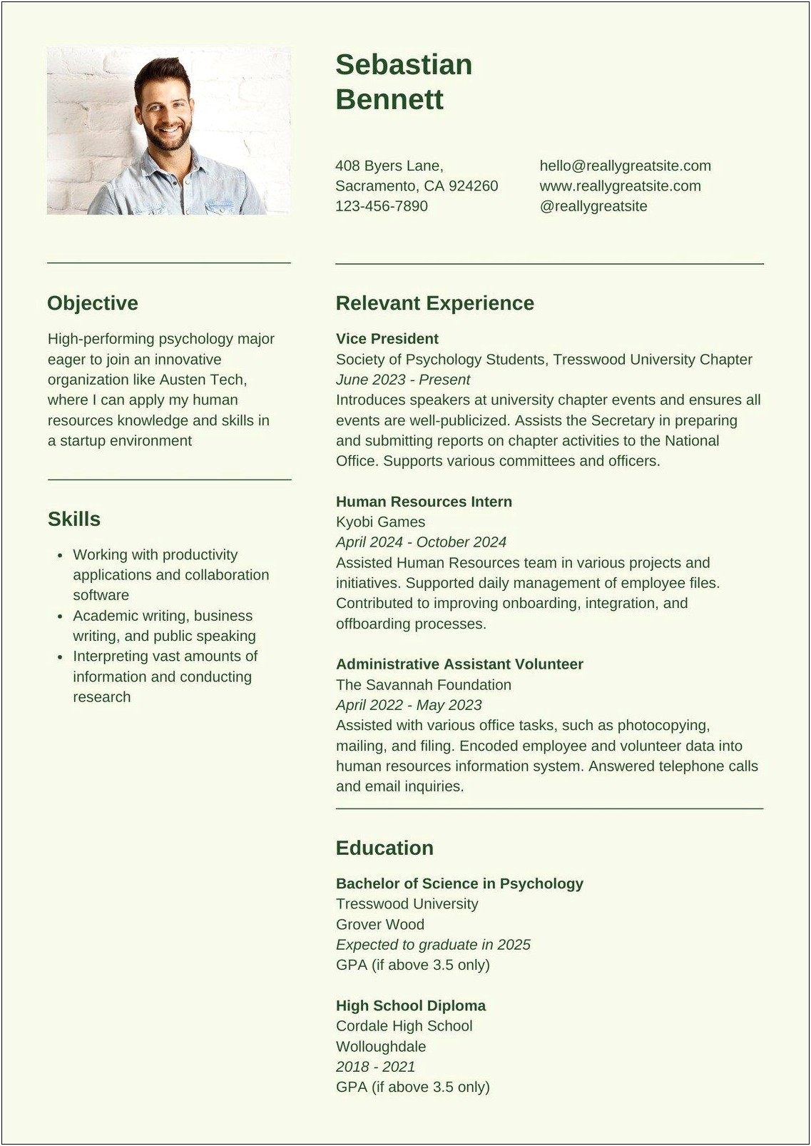 Objective In Resume For Ojt Engineering