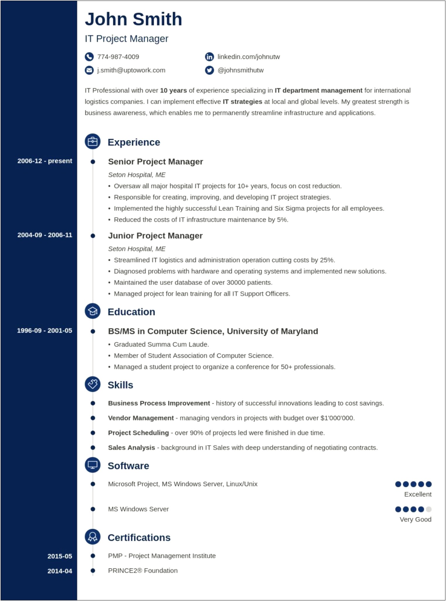 Objective Line On A Resume Example