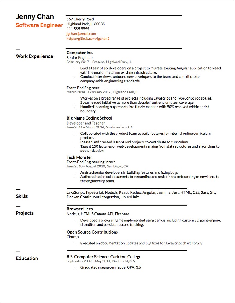 Objective On A Resume For A Theme Park