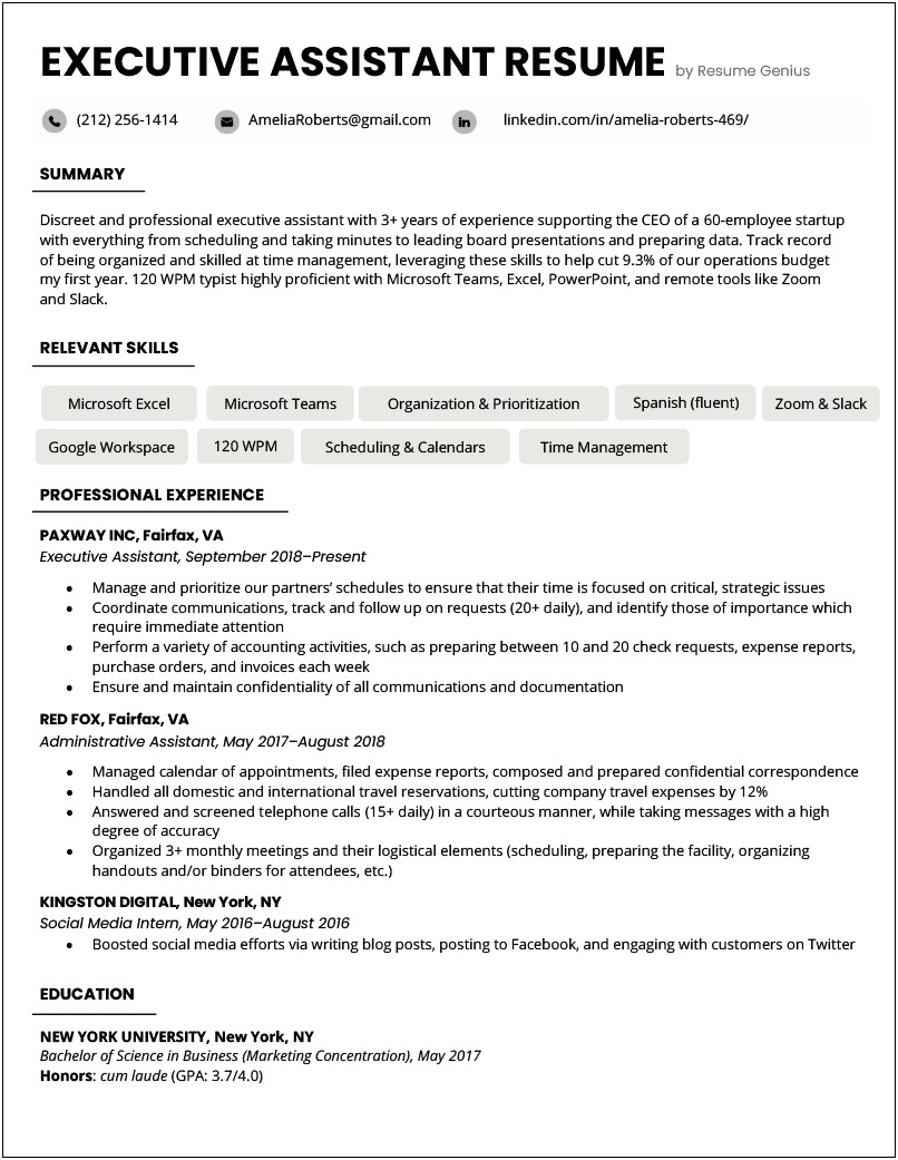 Objectives For Resume For Admin Jobs