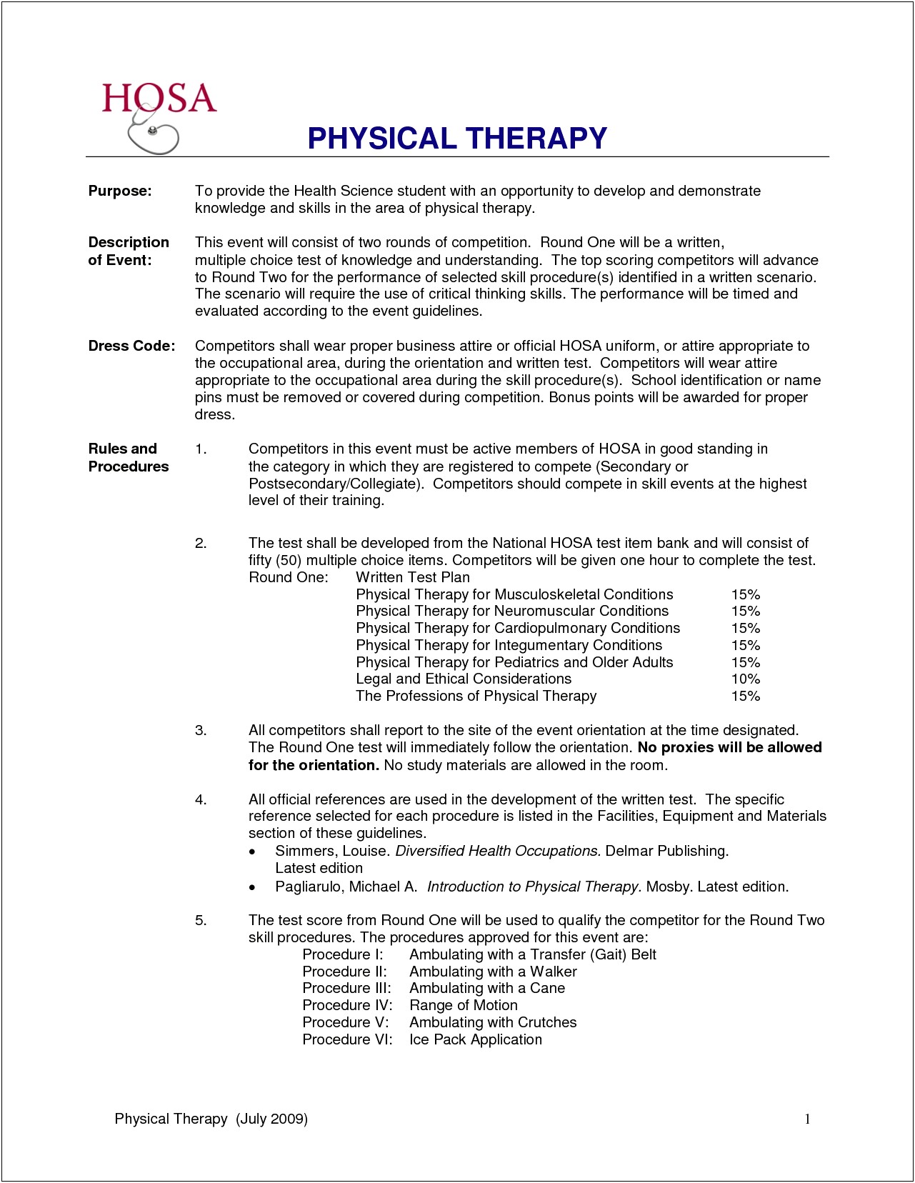 Occupational Therapy Assistant Skills For Resume