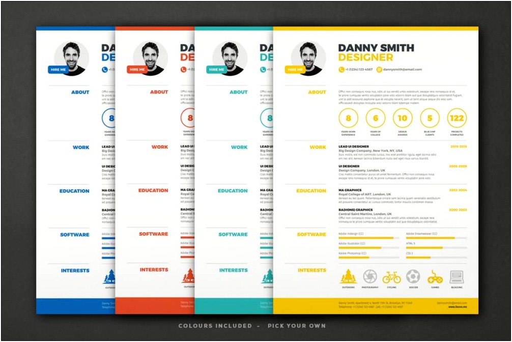 One Page Resume Template Free Download