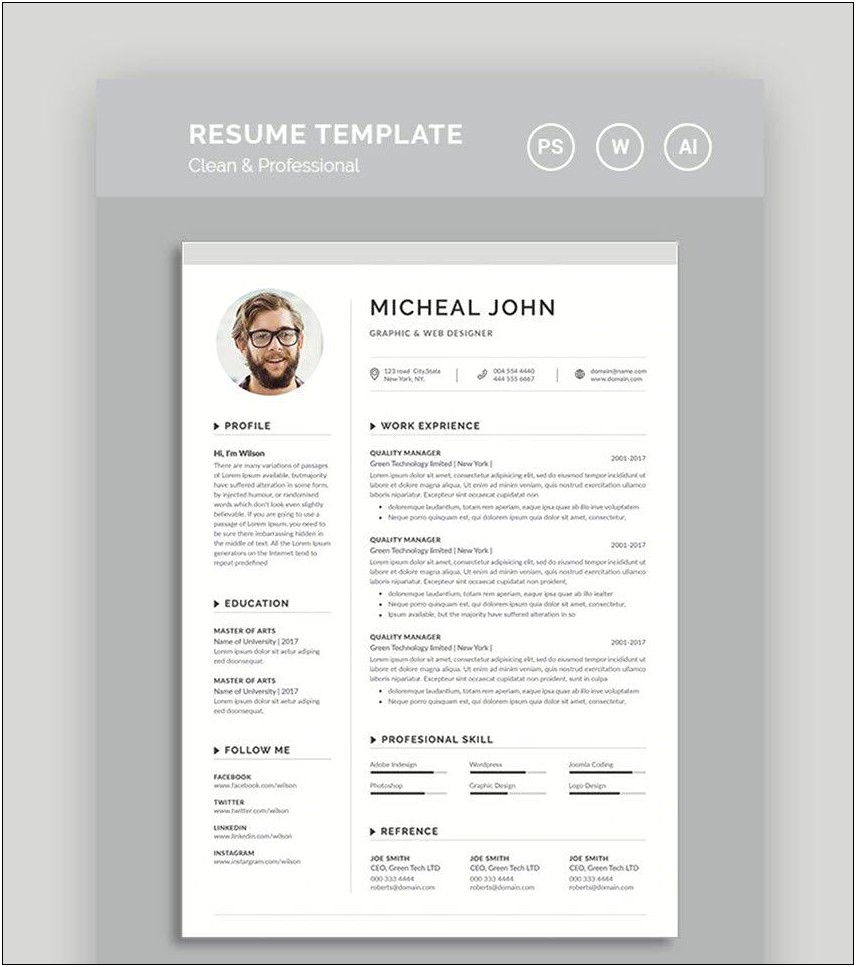 Openoffice College Graduate Functional Resume Template