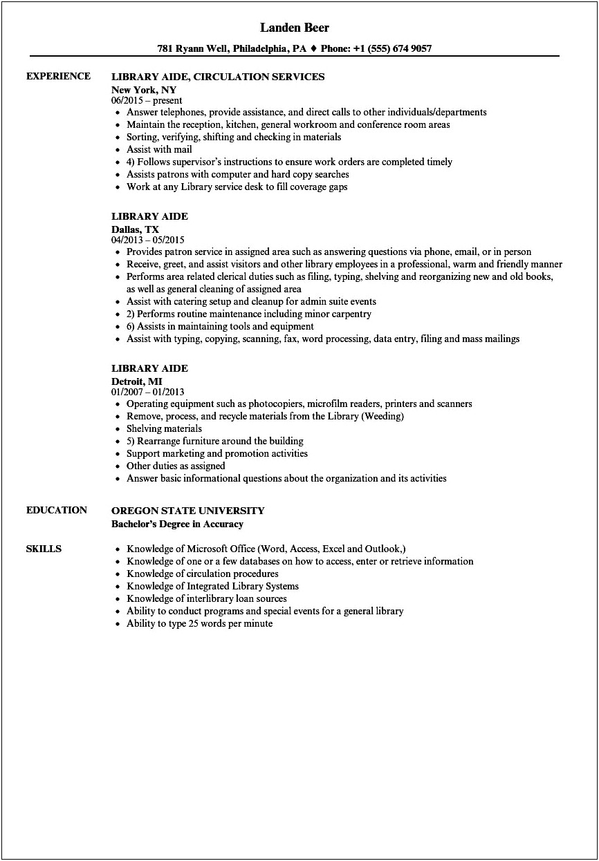 Other Words For Assist On Resume
